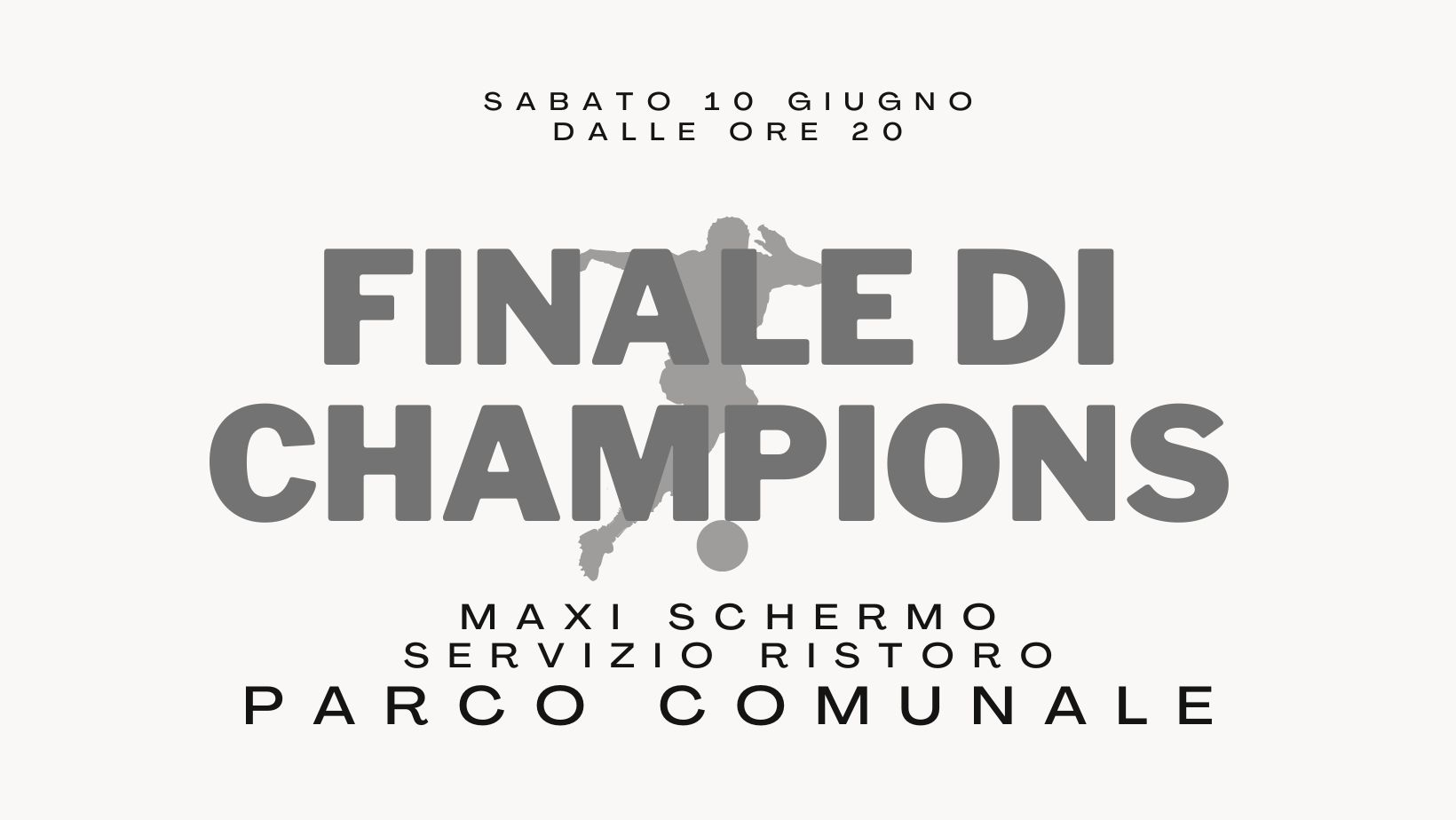 10 Giugno Finale Champions League